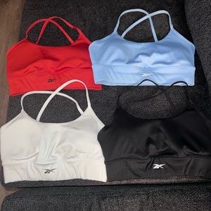 4 Reebok low impact tri bra